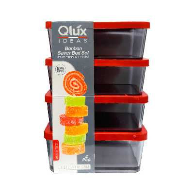 ظرف نگهدارنده کیولوکس مدل IDEAS کد L662 مجموعه 4 عددی