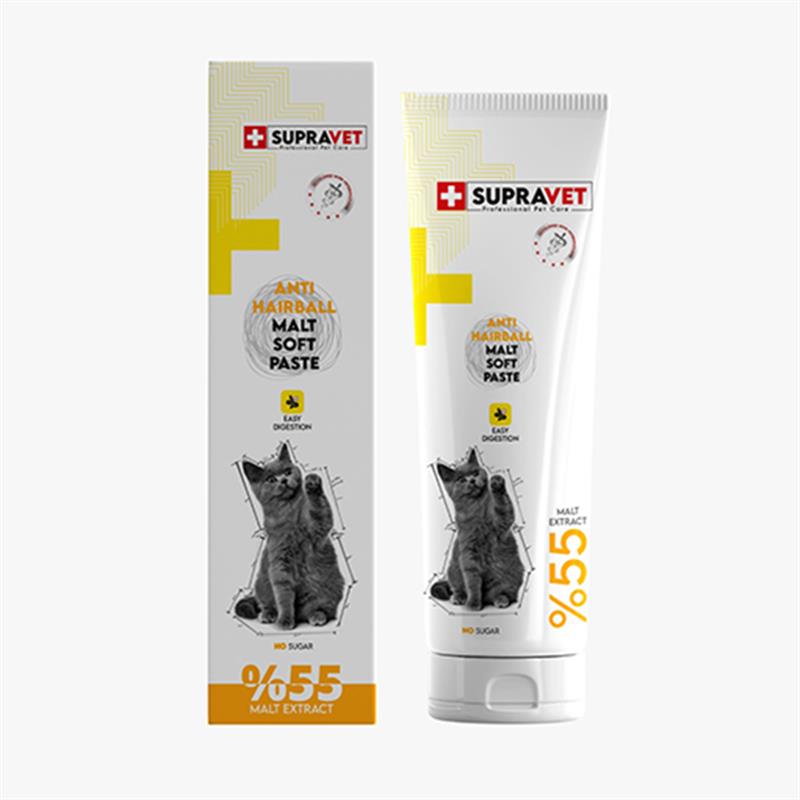 خمیر مالت آنتی هربال گربه Anti hairball از برند سوپروت