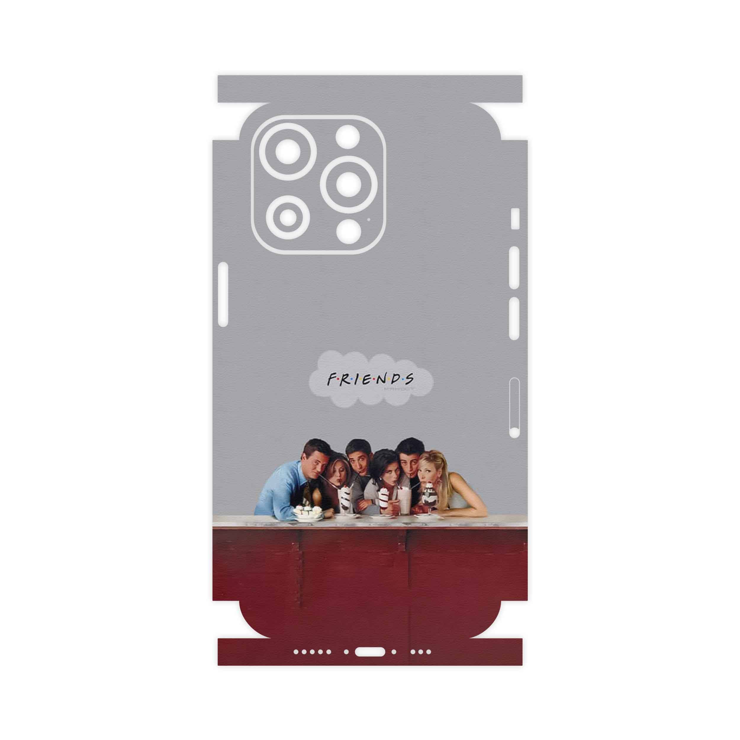 برچسب پوششی ماهوت مدل Friends 1-FullSkin مناسب برای گوشی موبایل اپل iphone 13 Pro