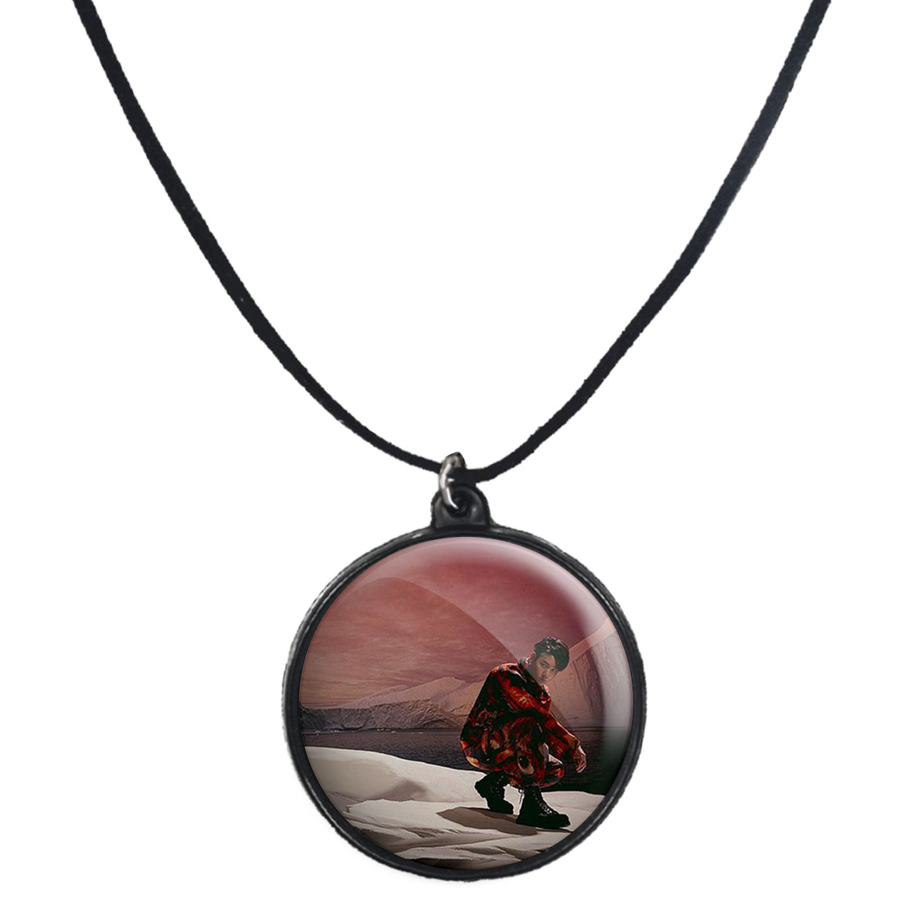 گردنبند پرمانه طرح exo کد pmb.13867 مدل دو طرفه