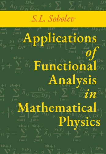 خرید و دانلود نسخه کامل کتاب Applications of Functional Analysis in Mathematical Physics