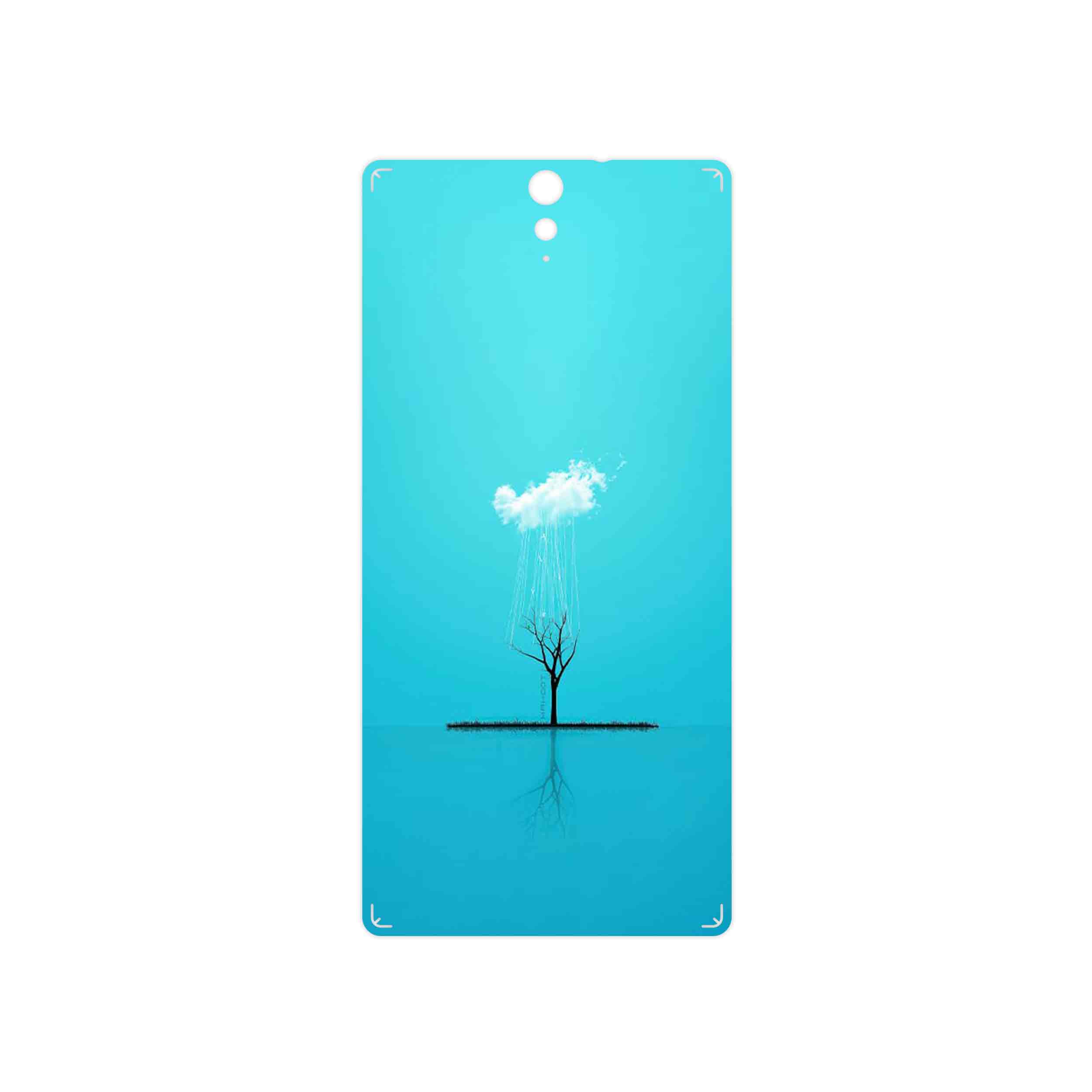 برچسب پوششی ماهوت مدل Minimal Tree مناسب برای گوشی موبایل سونی Xperia C5