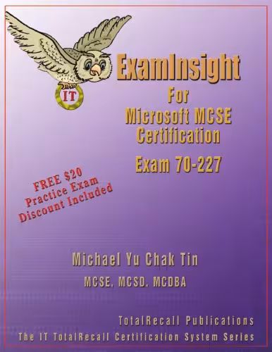 خرید و دانلود نسخه کامل کتاب Examinsight for Internet Security and Acceleration (ISA) Server 2000 Enterprise Edition: Examination 70-227, Installing Configuring, and Administering Microsoft Internet Security and Acceleration Server 2000, Enterprise Edition