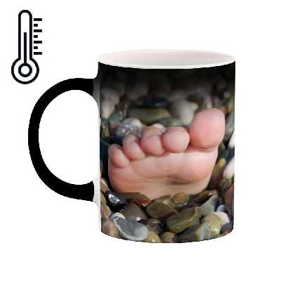 ماگ حرارتی طرح پسری در سنگ ها مدل mgh02412