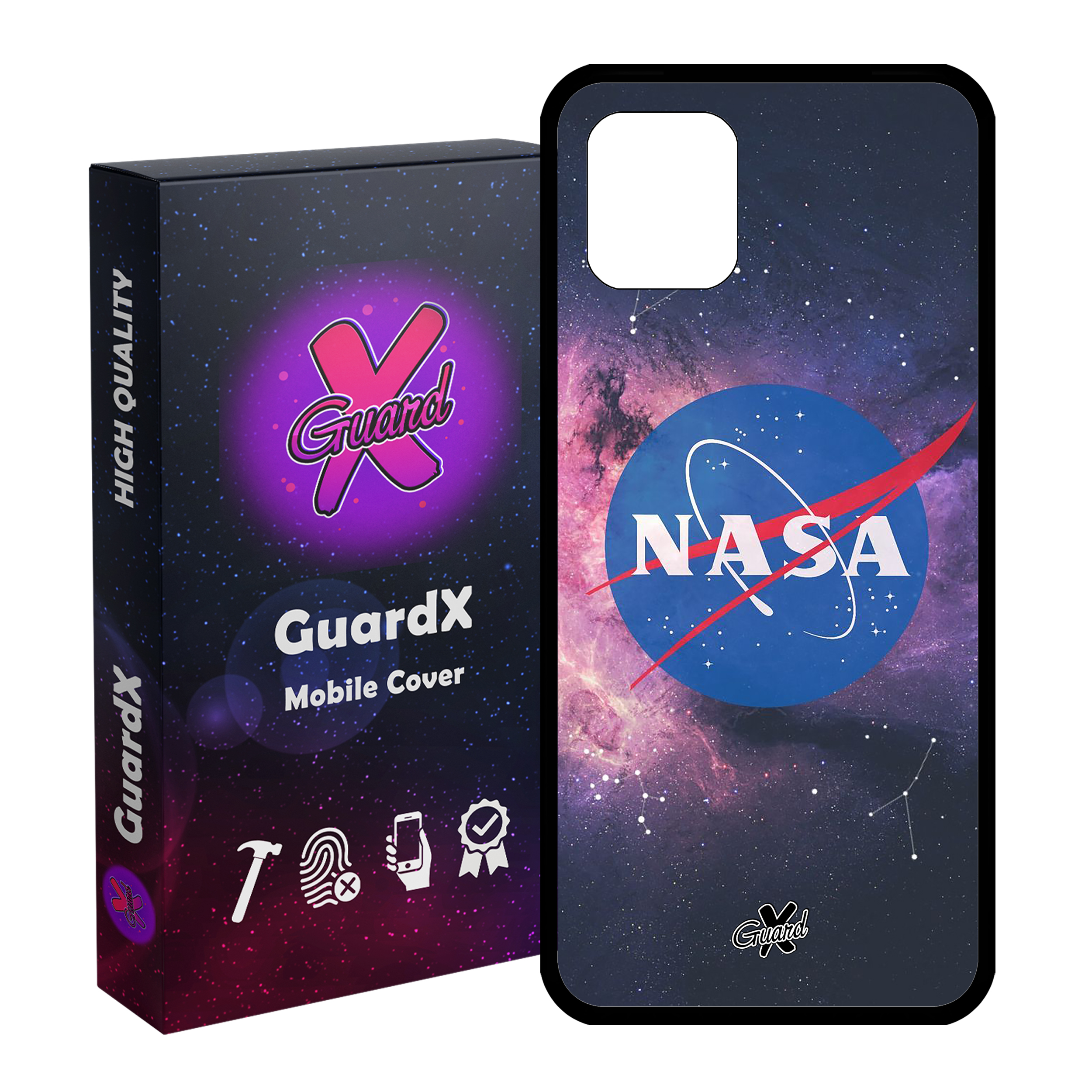 کاور گارد ایکس طرح Nasa مدل Glass10012 مناسب برای گوشی موبایل سامسونگ Galaxy Note 10 Lite