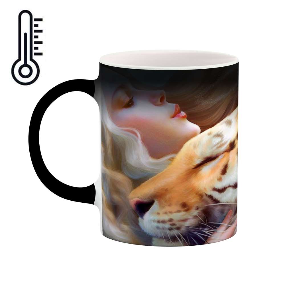 ماگ حرارتی طرح احساسی حیوانات  مدل mgph14117