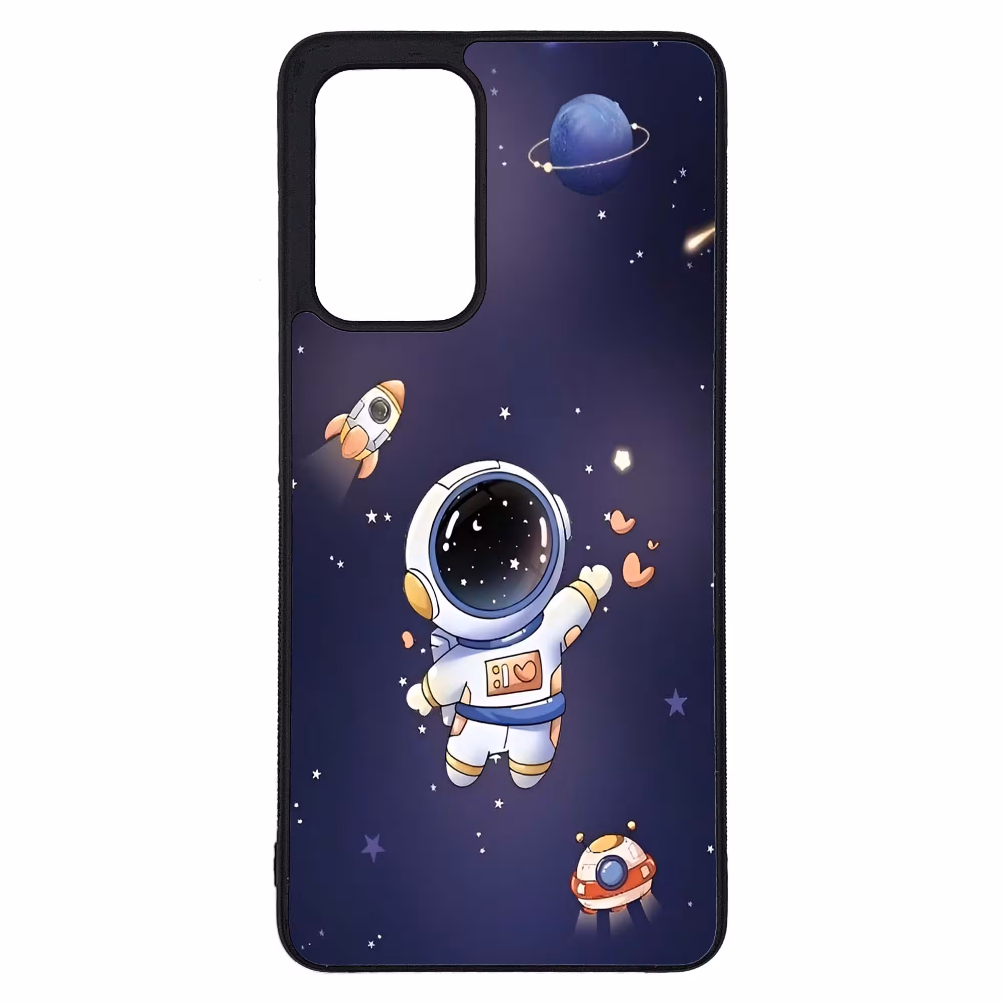 کاور طرح فضانورد کد G-040 مناسب برای گوشی موبایل سامسونگ Galaxy A52s / A52 / A52 5G | دیجی قاب دونی