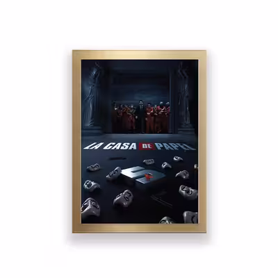تابلو طرح سریال money heist