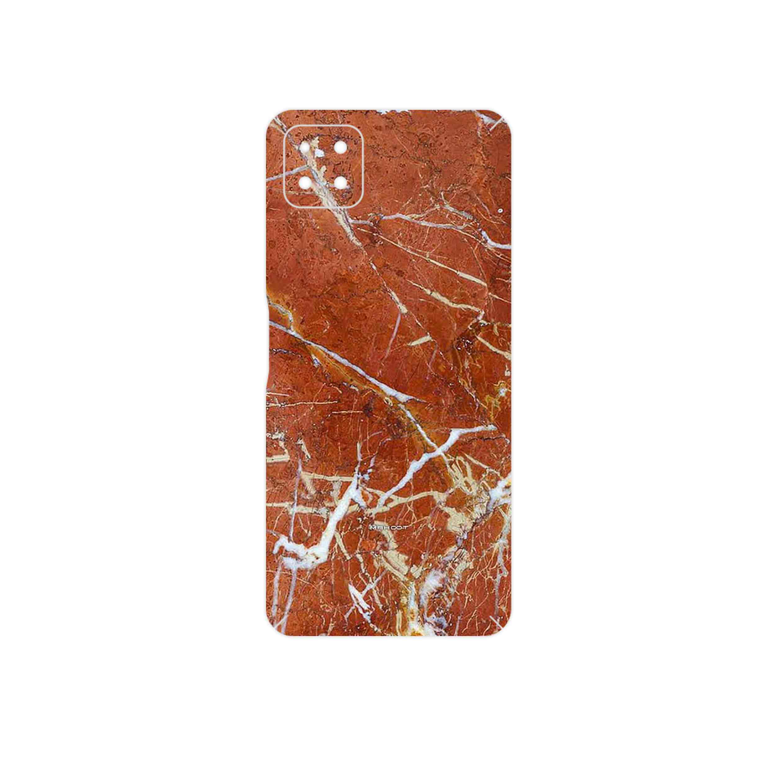 برچسب پوششی ماهوت مدل Red Marble مناسب برای گوشی موبایل هوآوی Nova Y60