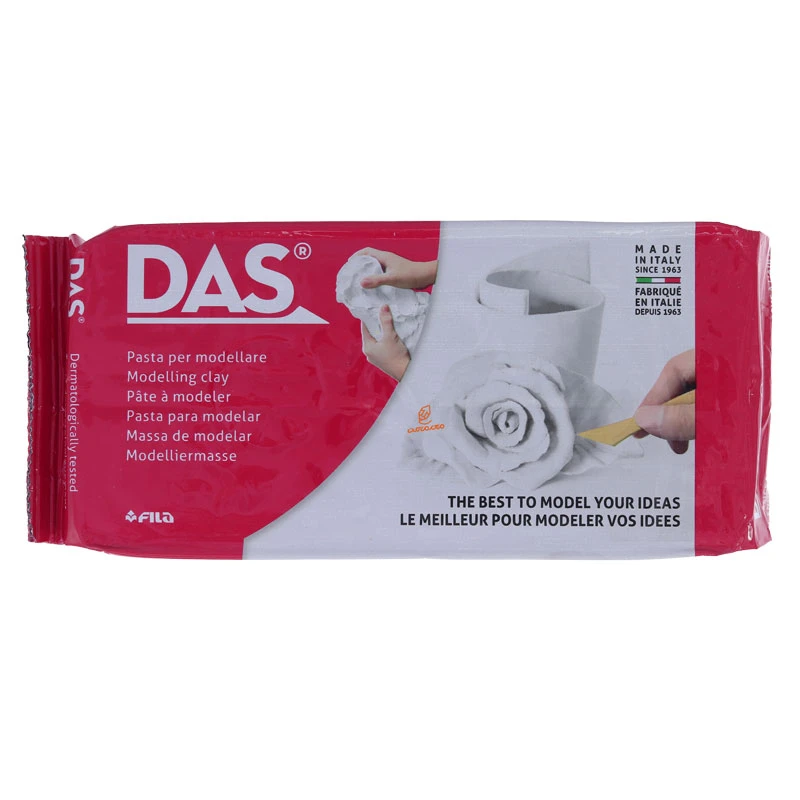 قیمت و خرید خمیر مجسمه سازی 500 گرمی سفید داس DAS