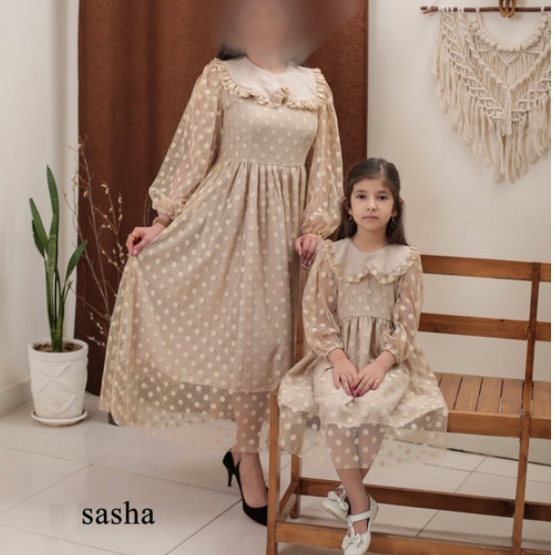 ست تور عروسکی مادر دختری