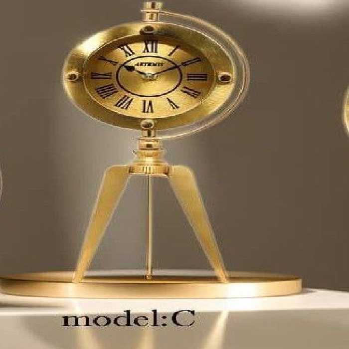 ساعت رومیزی آرتمیس کد 30300 Gold C طلایی (کوچک)