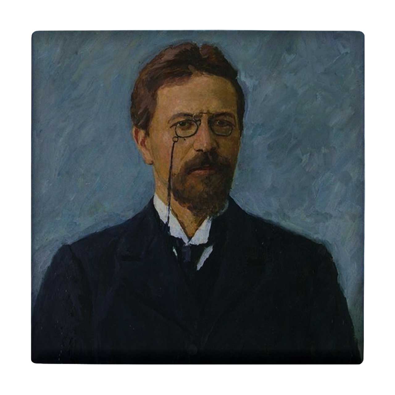 زیر لیوانی طرح پرتره آنتون چخوف کد    3273261_596