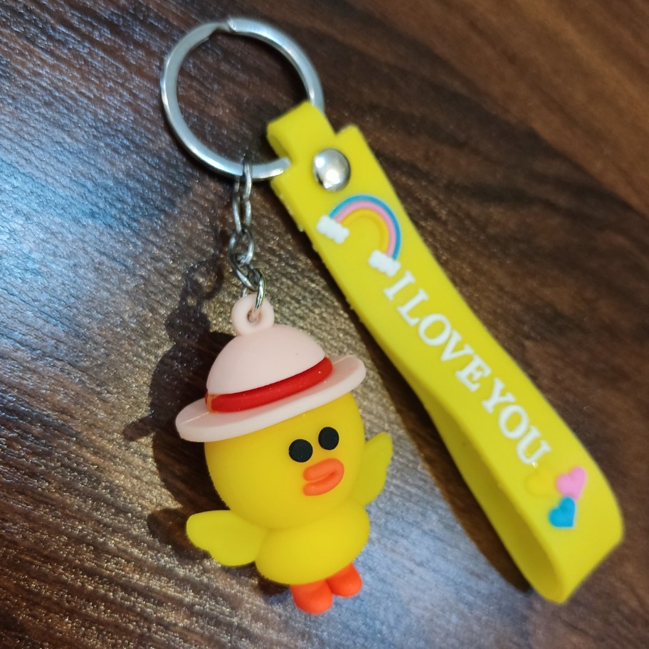 جاکلیدی عروسکی  جوجه حنایی فانتزی کیوت میوت