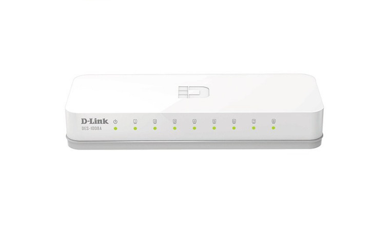 سوییچ غیر مدیریتی 8 پورت D-Link مدل DES-1008A - فروشگاه اینترنتی طیف سنتر