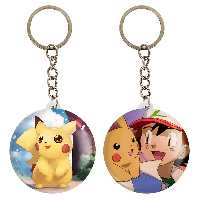 جاکلیدی خندالو مدل ساتوشی و پیکاچو انیمه پوکمون کد 1736717364 مجموعه 2 عددی