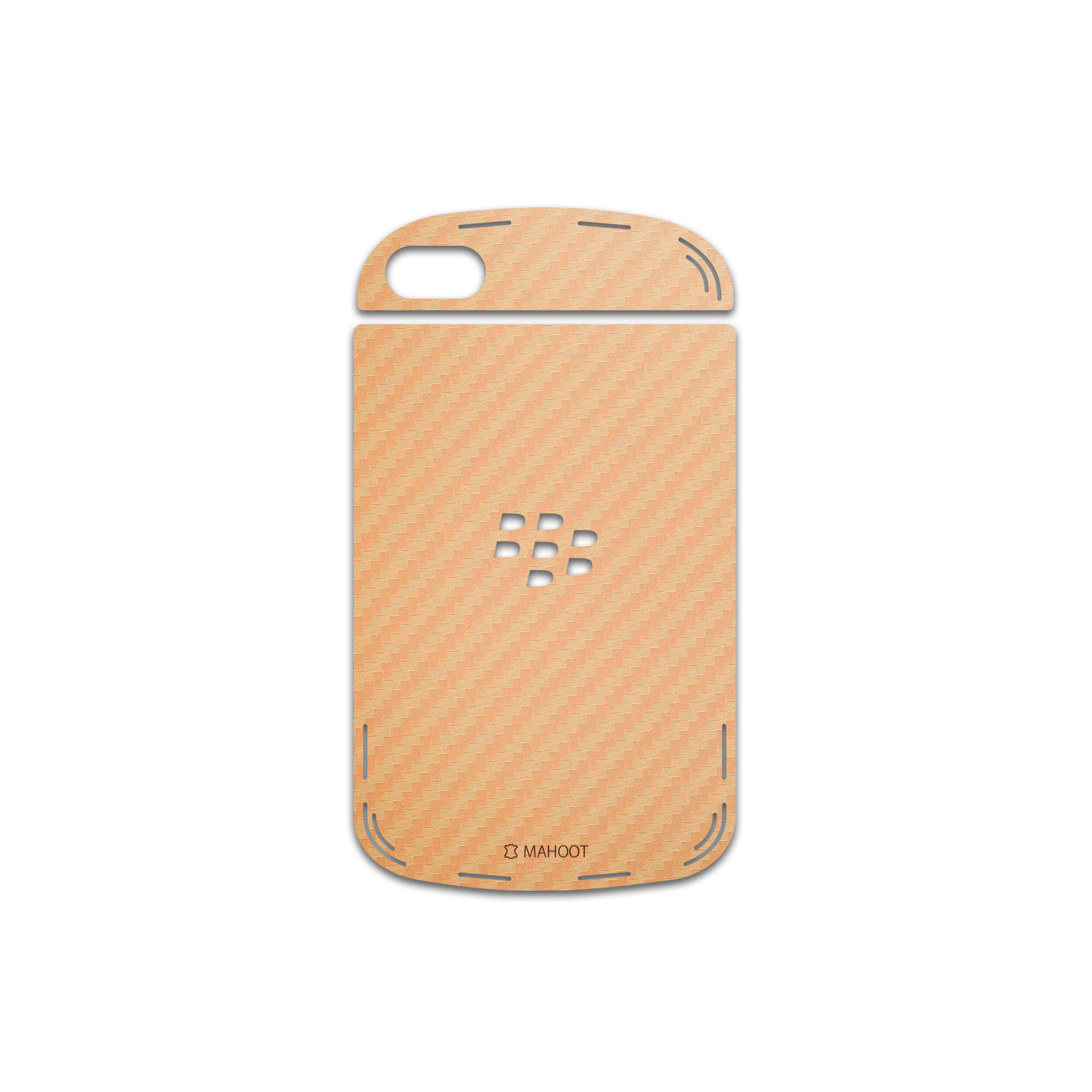 برچسب پوششی ماهوت مدل Titanium-Fiber مناسب برای گوشی موبایل بلک بری Q10