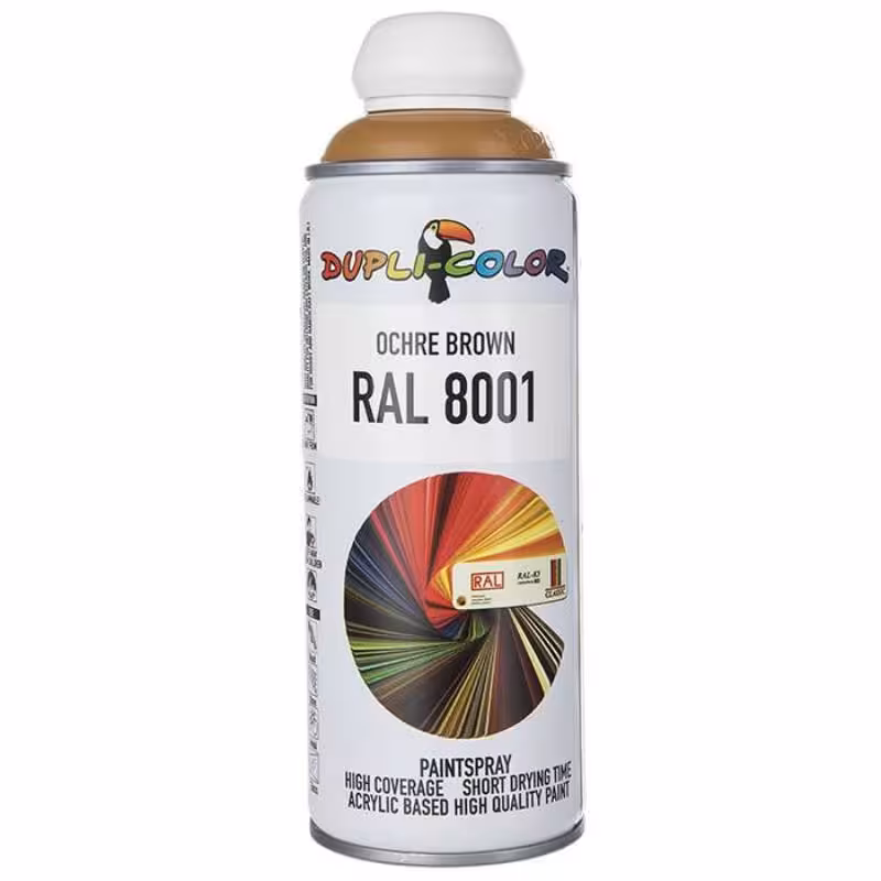 اسپری رنگ قهوه ای روشن Dupli-Color RAL 8001 400ml