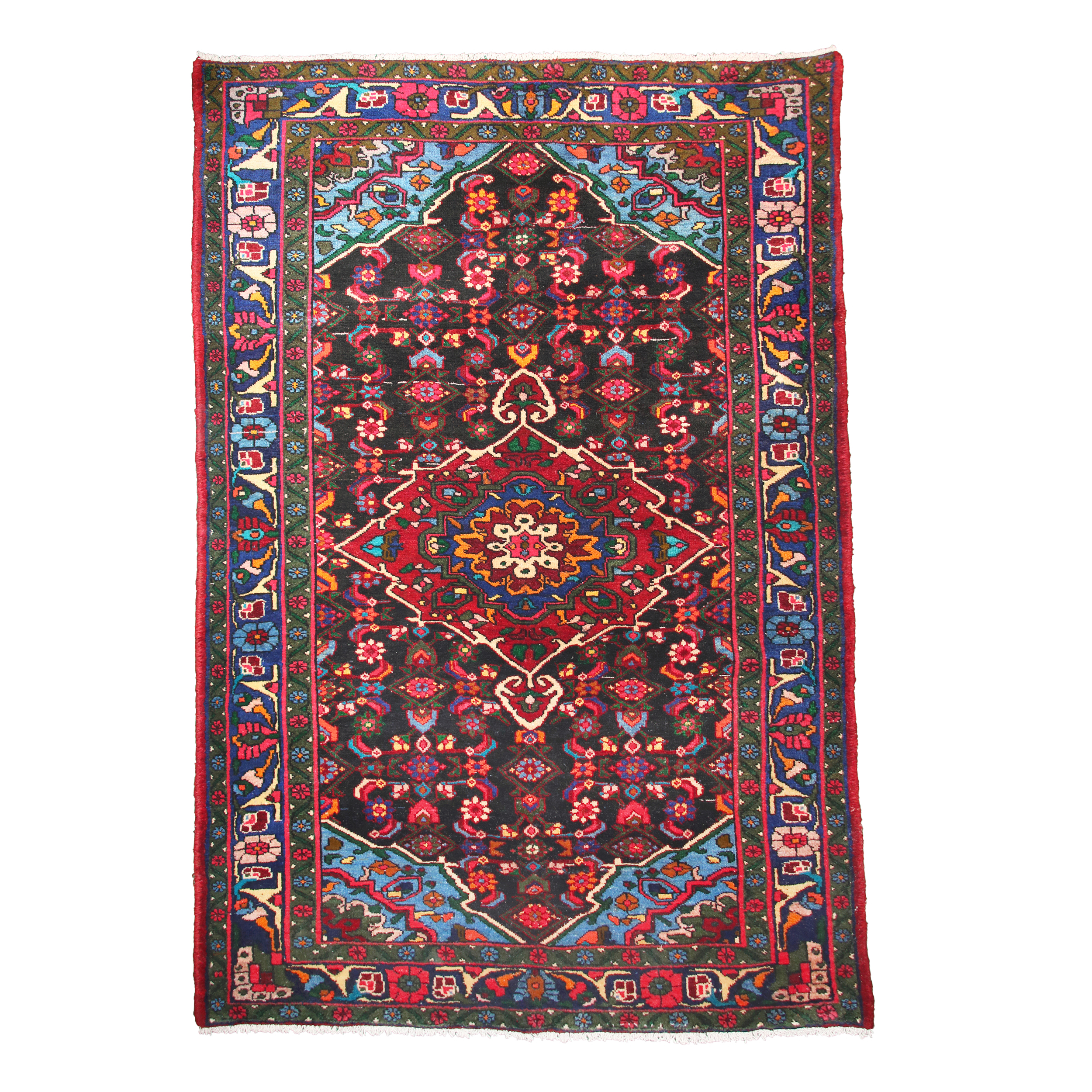 فرش دستباف دو و نیم متری طرح بختیاری کد 1204