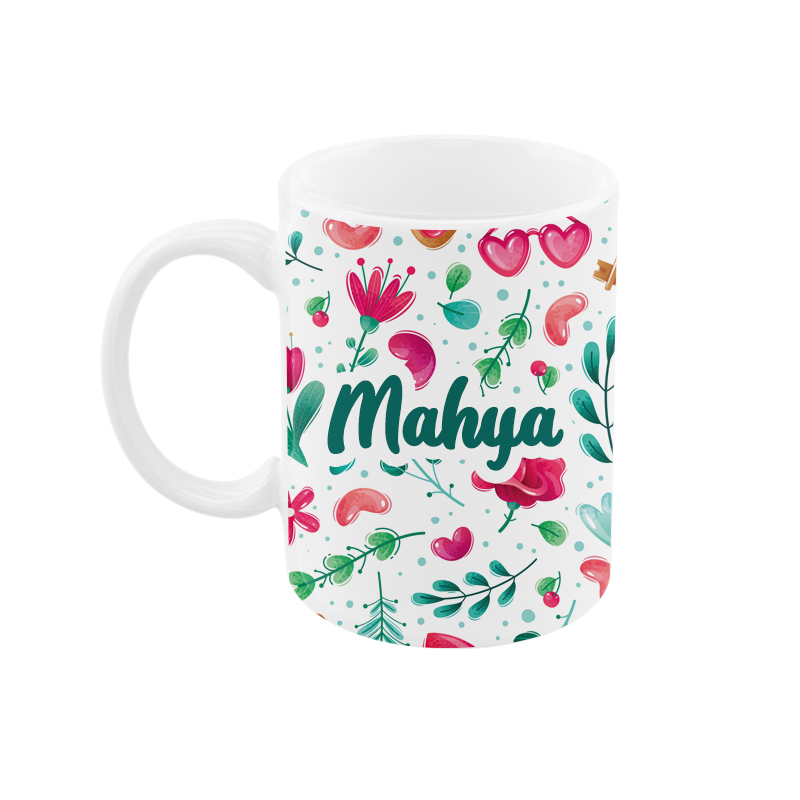 ماگ رژارت مدل اسم مهیا و  محیا