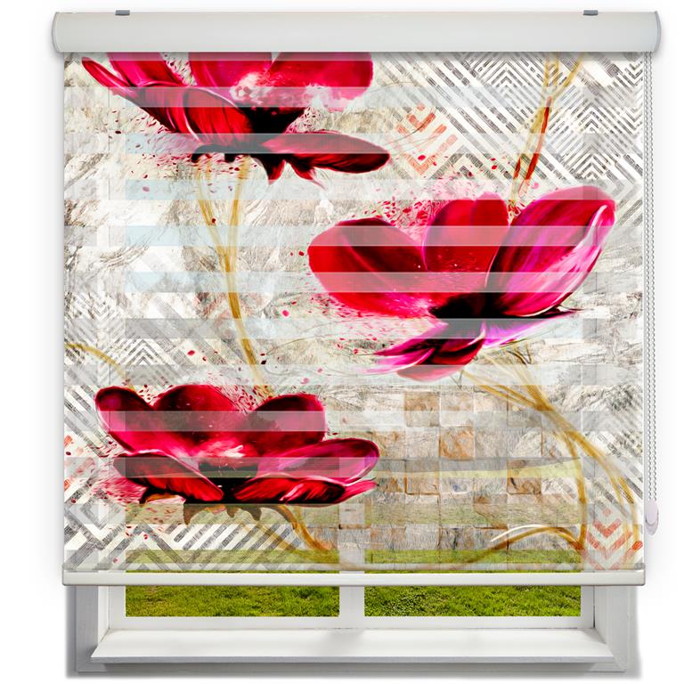  پرده زبرا مدل TD-117 سایز 150x150 سانتی متر