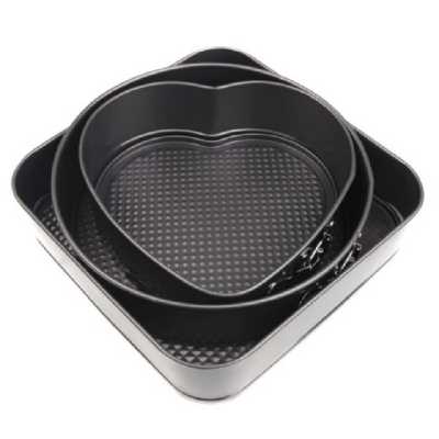 قالب کیک مدل قلبی کمربندی کد 707070 مجموعه 3 عددی