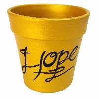 گلدان سفالی مدل hope کد 3