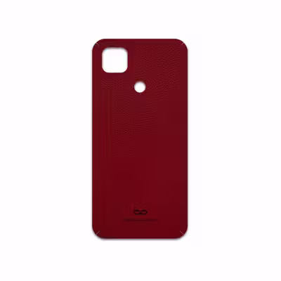 برچسب پوششی ماهوت مدل Red-Leather مناسب برای گوشی موبایل شیائومی Poco C3