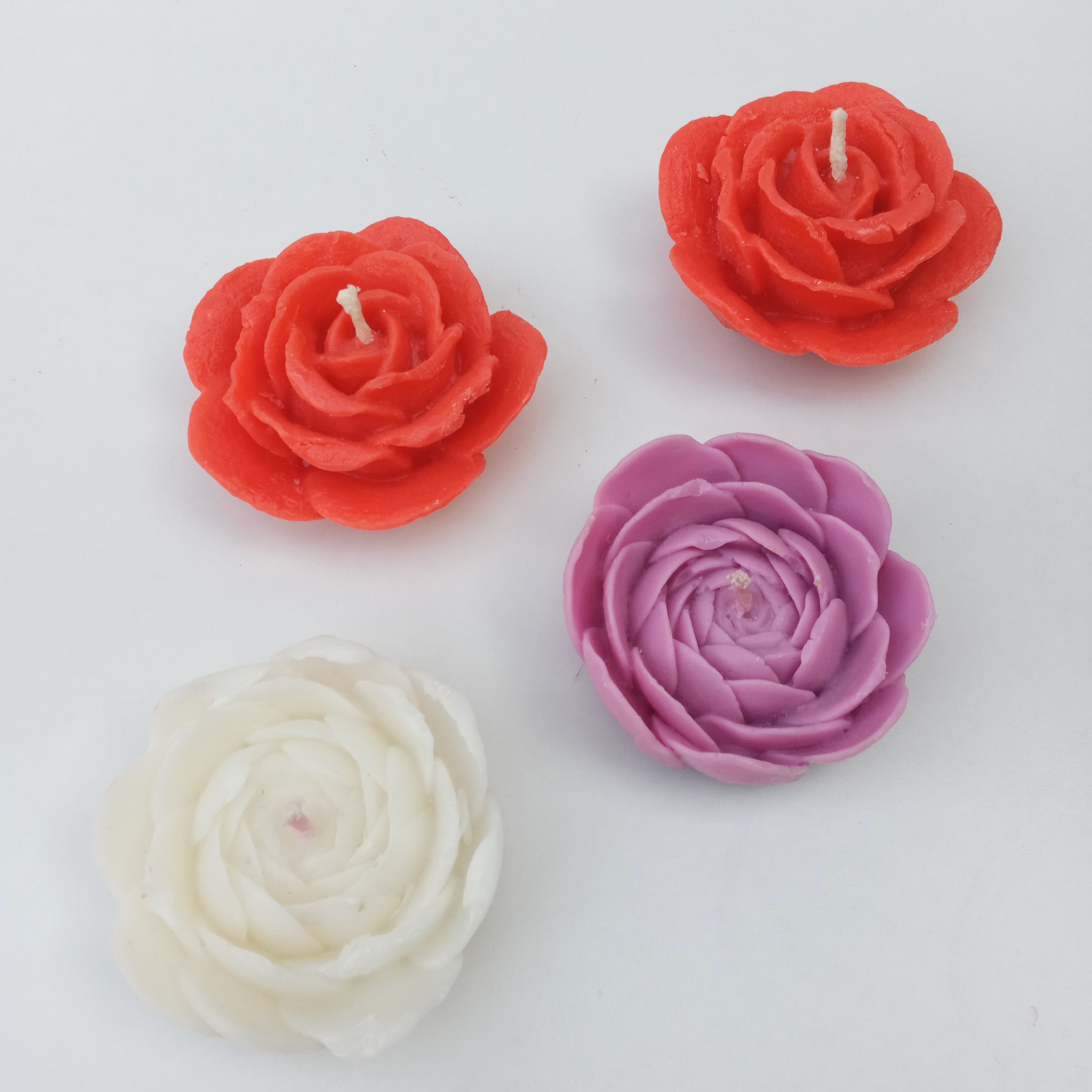 شمع تزیینی مدل گل رز