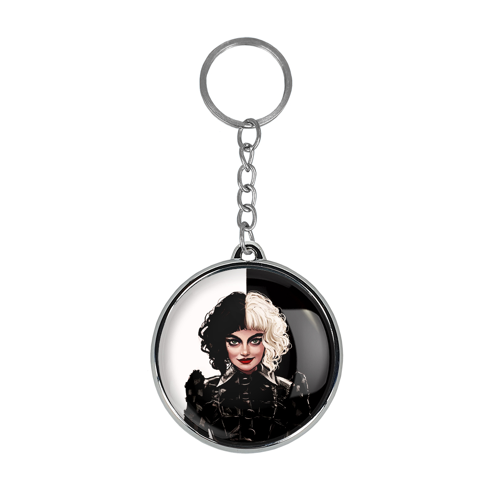 جاکلیدی خندالو طرح کروئلا Cruella مدل دوطرفه کد 1075010752