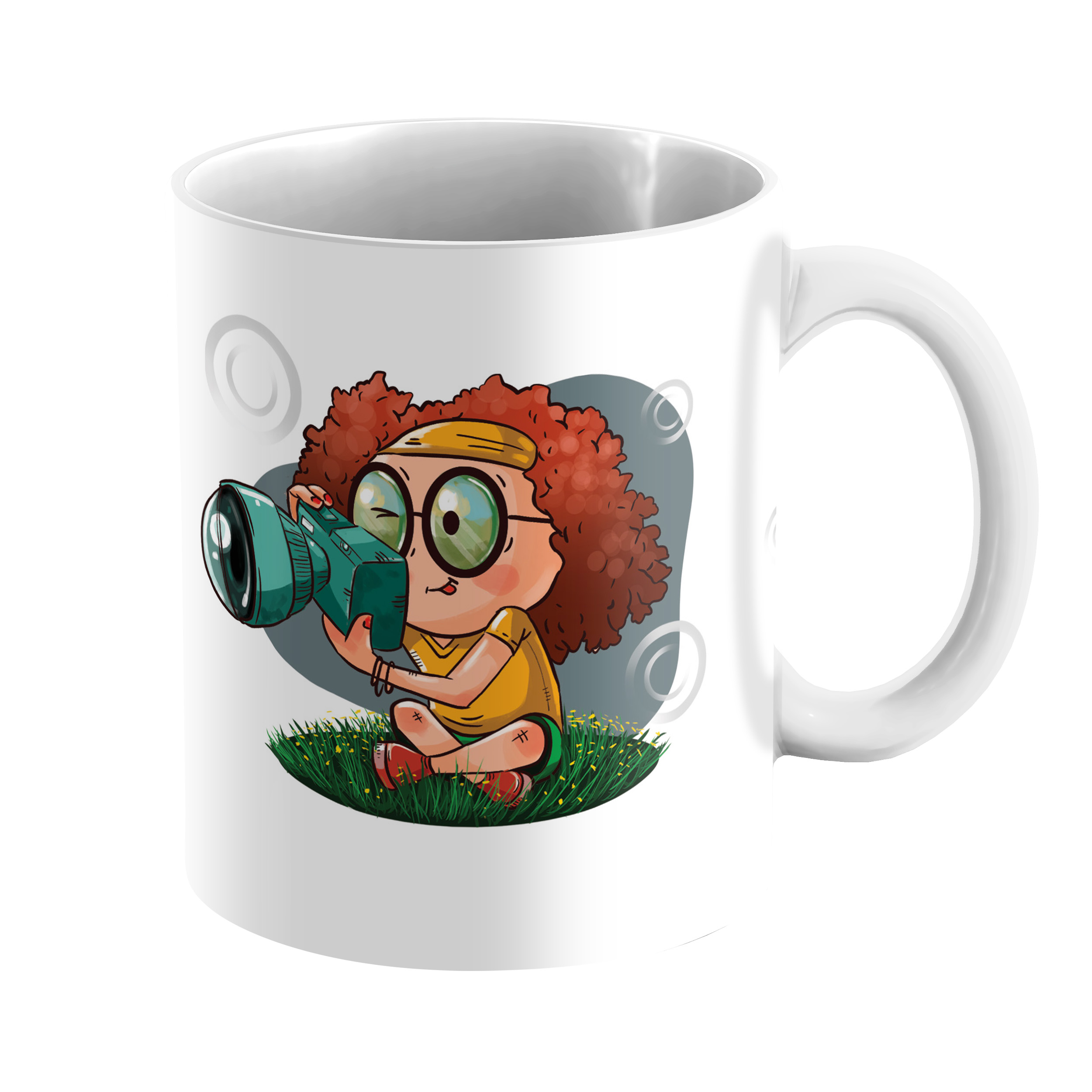 ماگ مدل سرامیکی طرح دختر