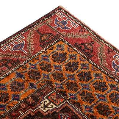 فرش دستبافت دو و نیم متری مدل نقشه بلوچ  کد 33.1835