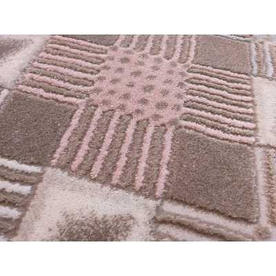 فرش ماشینی زمرد مشهد مدل HA03 زمینه بژ