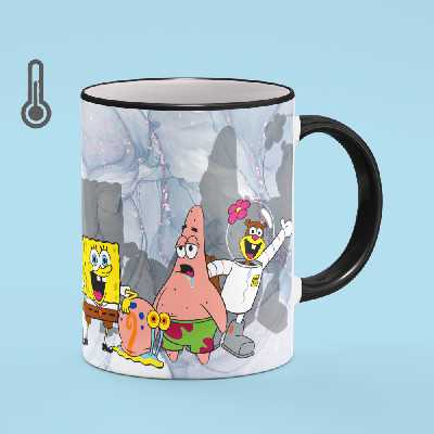 ماگ حرارتی بیگ ماگ مدل باب اسفنجی کد 6547