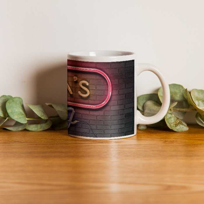 ماگ طرح تابلو نئون مدل بیتا