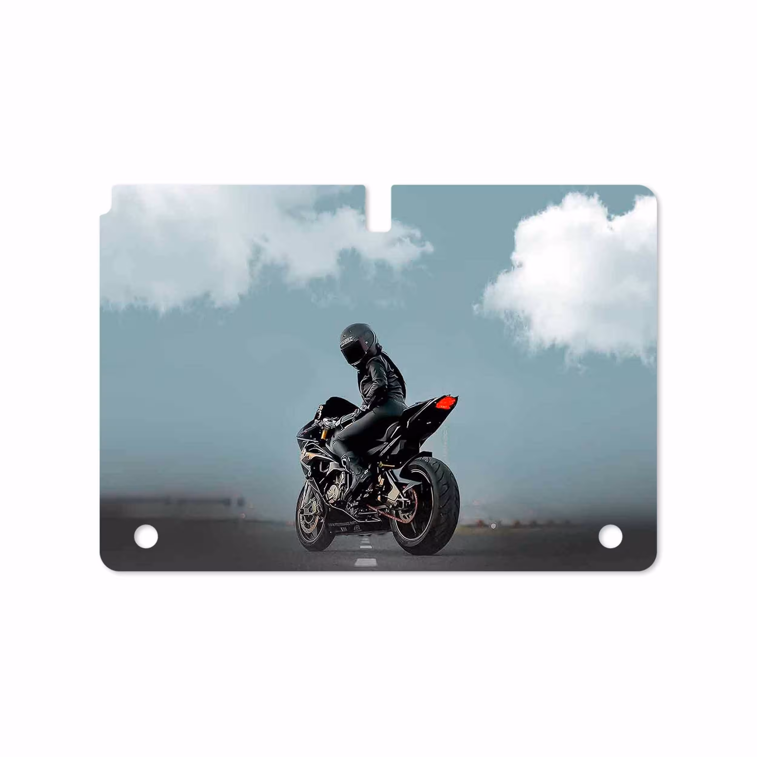 برچسب پوششی ماهوت مدل Motorcycling مناسب برای تبلت سامسونگ Galaxy Note 10.1 2012 N8010