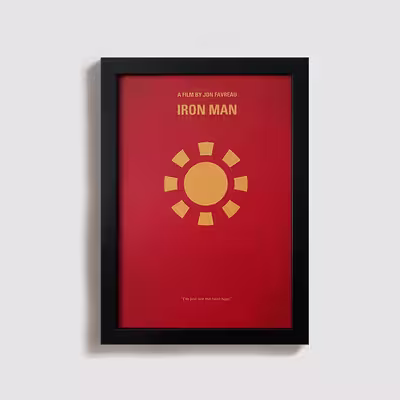 تابلو طرح آیرون من مارول ironman marvel BL007