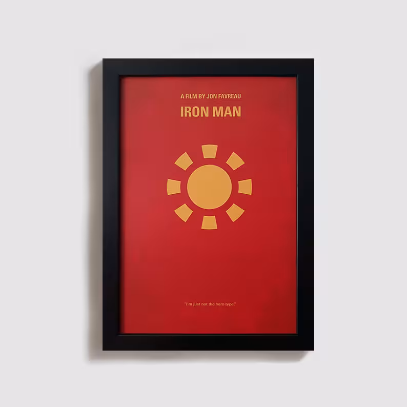 تابلو طرح آیرون من مارول ironman marvel BL007