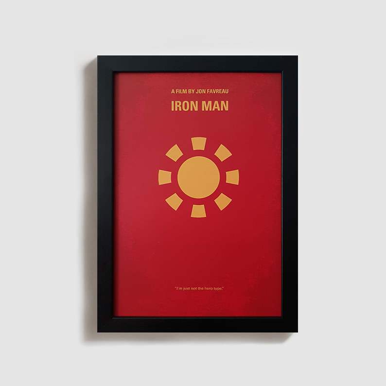  تابلو طرح آیرون من مارول ironman marvel BL007