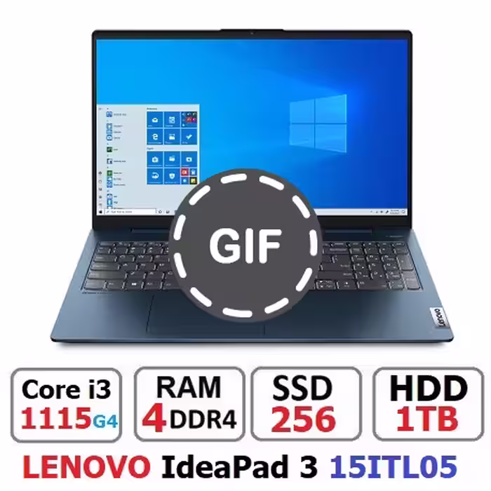 لپ تاپ i3 نسل 11 LENOVO IdeaPad 3 15itl05