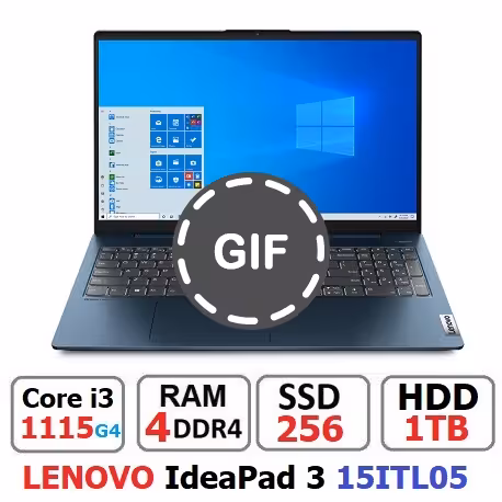 لپ تاپ i3 نسل 11 LENOVO IdeaPad 3 15itl05