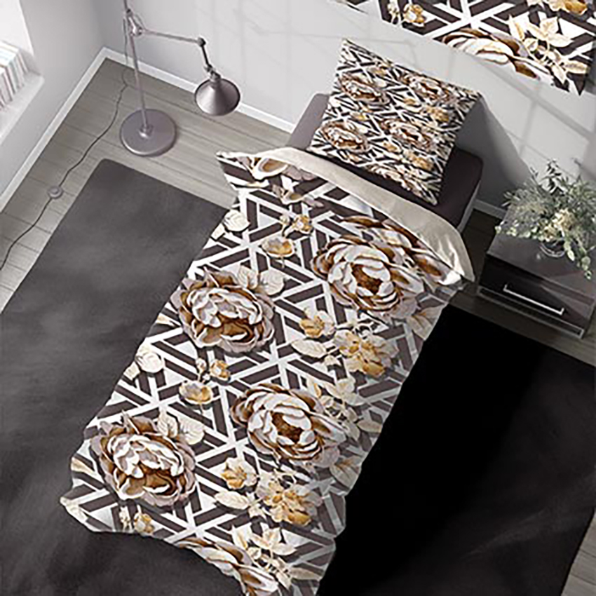 روتختی سه بعدی چاپی طرح گل و فرم هندسی SM-15501B