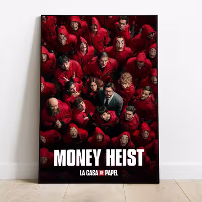 تابلو بلوویش مدل Money Heist