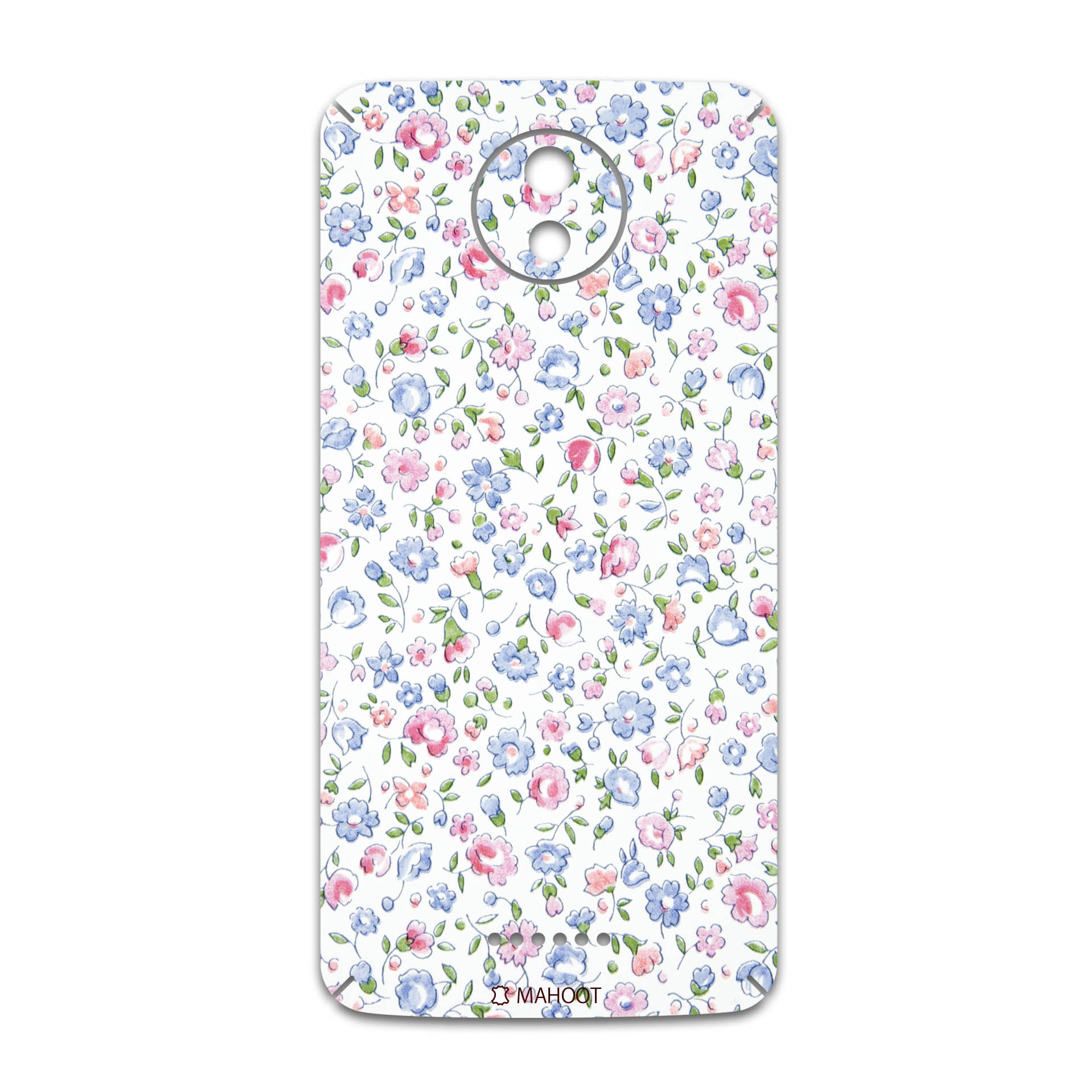 برچسب پوششی ماهوت مدل Painted-Flowers مناسب برای گوشی موبایل موتورولا Moto C Plus