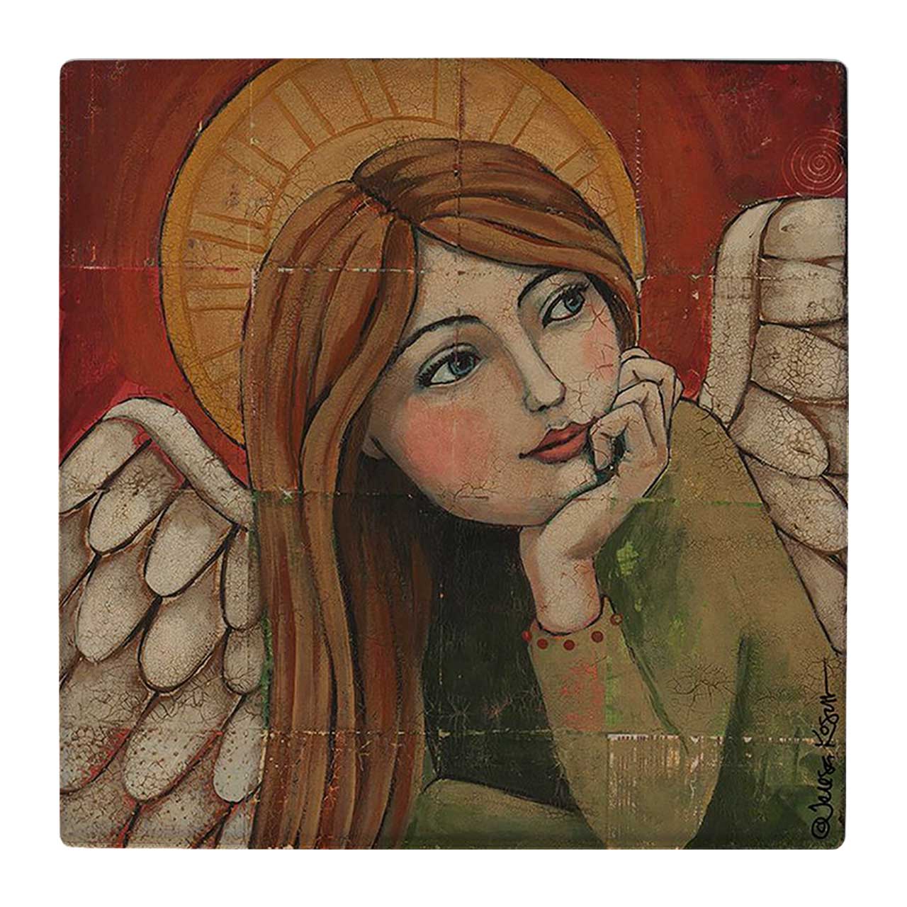  کاشی کارنیلا طرح فرشته کد wk56