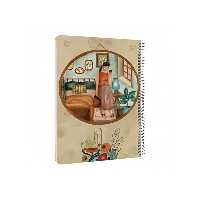 دفتر سیمی سایز A4 کد 17 برند مستر نوت