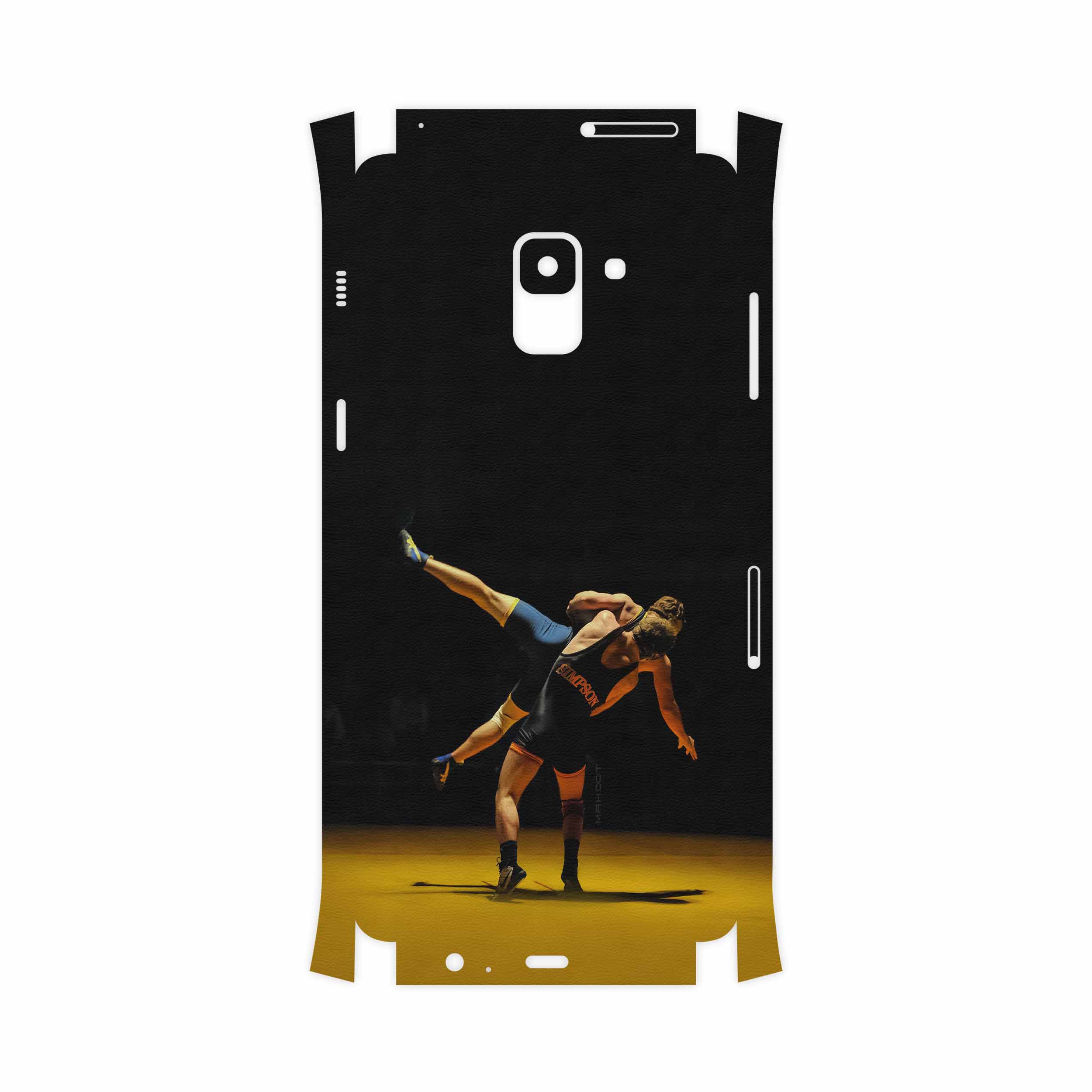 برچسب پوششی ماهوت مدل Wrestling-FullSkin مناسب برای گوشی موبایل سامسونگ Galaxy A8 Plus 2018