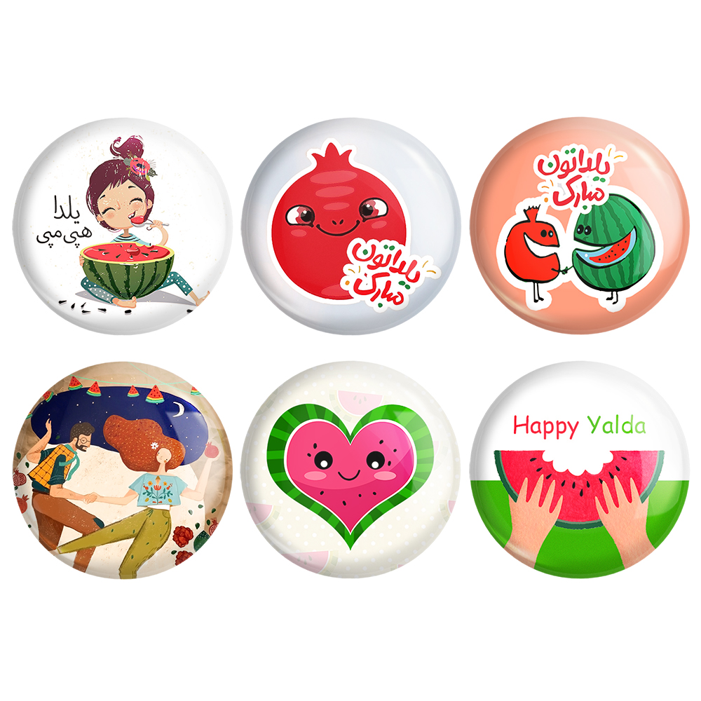 پیکسل خندالو مدل شب یلدا کد 1201B مجموعه 6 عددی