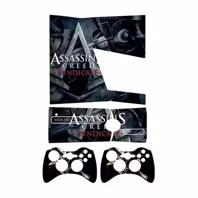 برچسب ایکس باکس 360 اسلیم طرح Assassins Creed کد 13 مجموعه 4 عددی