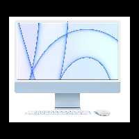 آی مک 24 اینچ اپل مدل MGPL3 M1 chip 8-Core CPU 8-Core GPU 512GB SSD آبی - فروشگاه اینترنتی سیب سبز